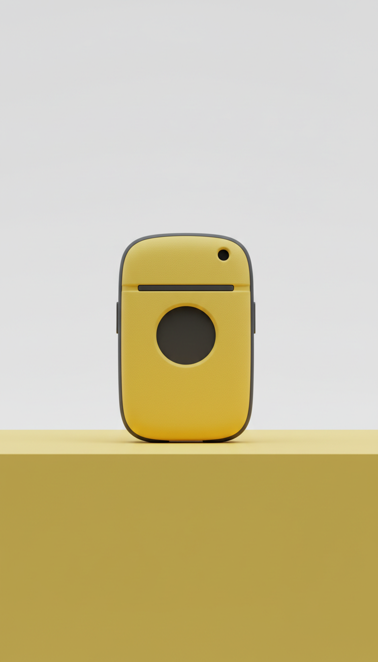 Paddock Yellow Key Fob Case