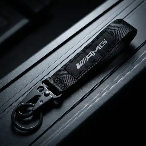 AMG FABRIC KEY CHAIN