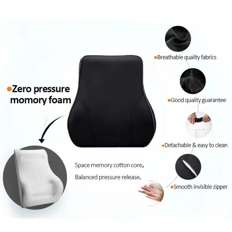 Lumbar support backrest