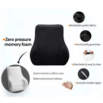 Lumbar support backrest