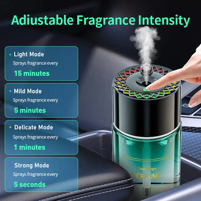 LUXURY CAR HUMIDIFIER DIFFUSER WITH STAR LIGHT EFFECT