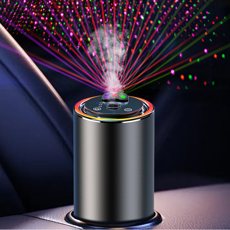 Ultimate Car Perfume Diffuser with 3 Multi-Color Ambient & Star Light Effects