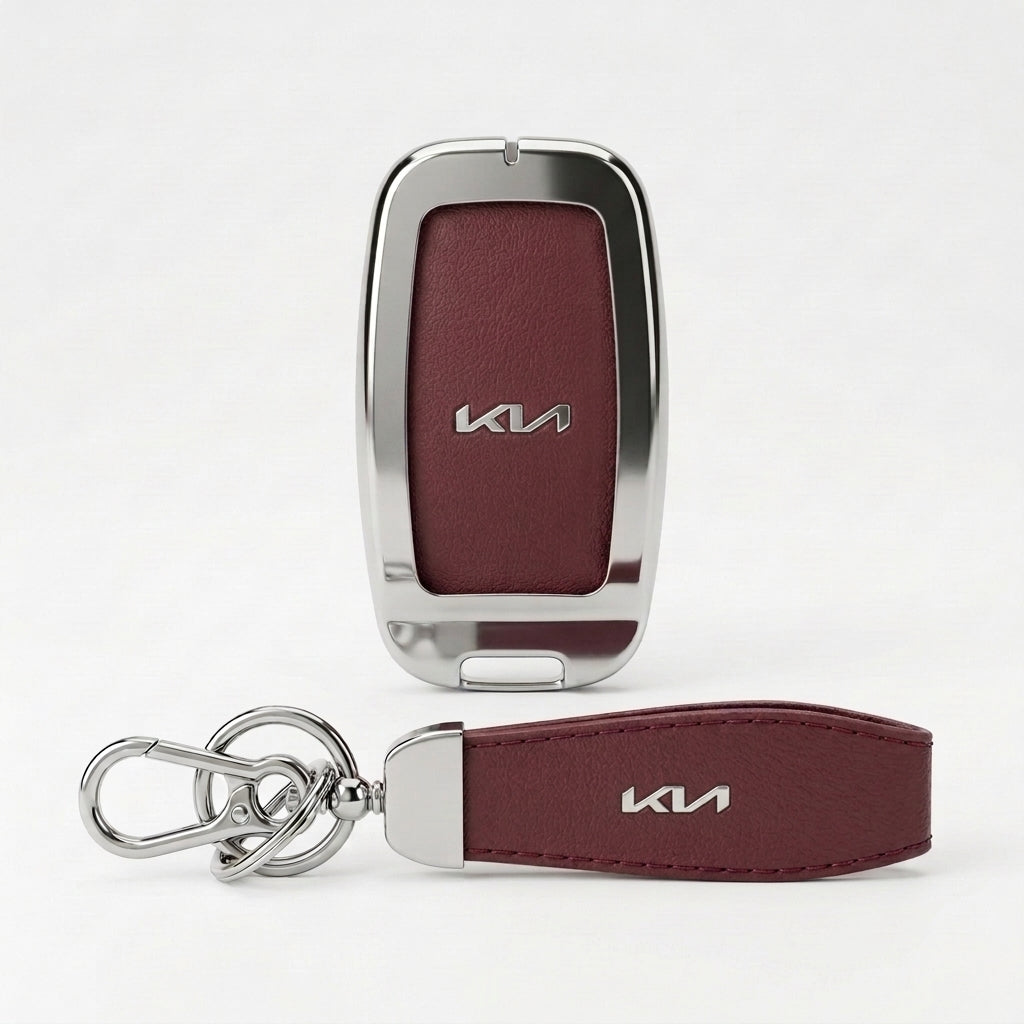 Luxury KIA Metal Cover - Buttons Model