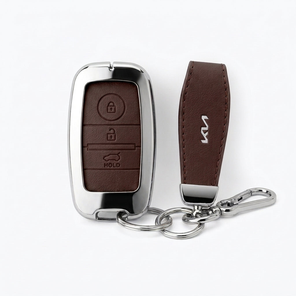 Luxury KIA Metal Cover - Buttons Model
