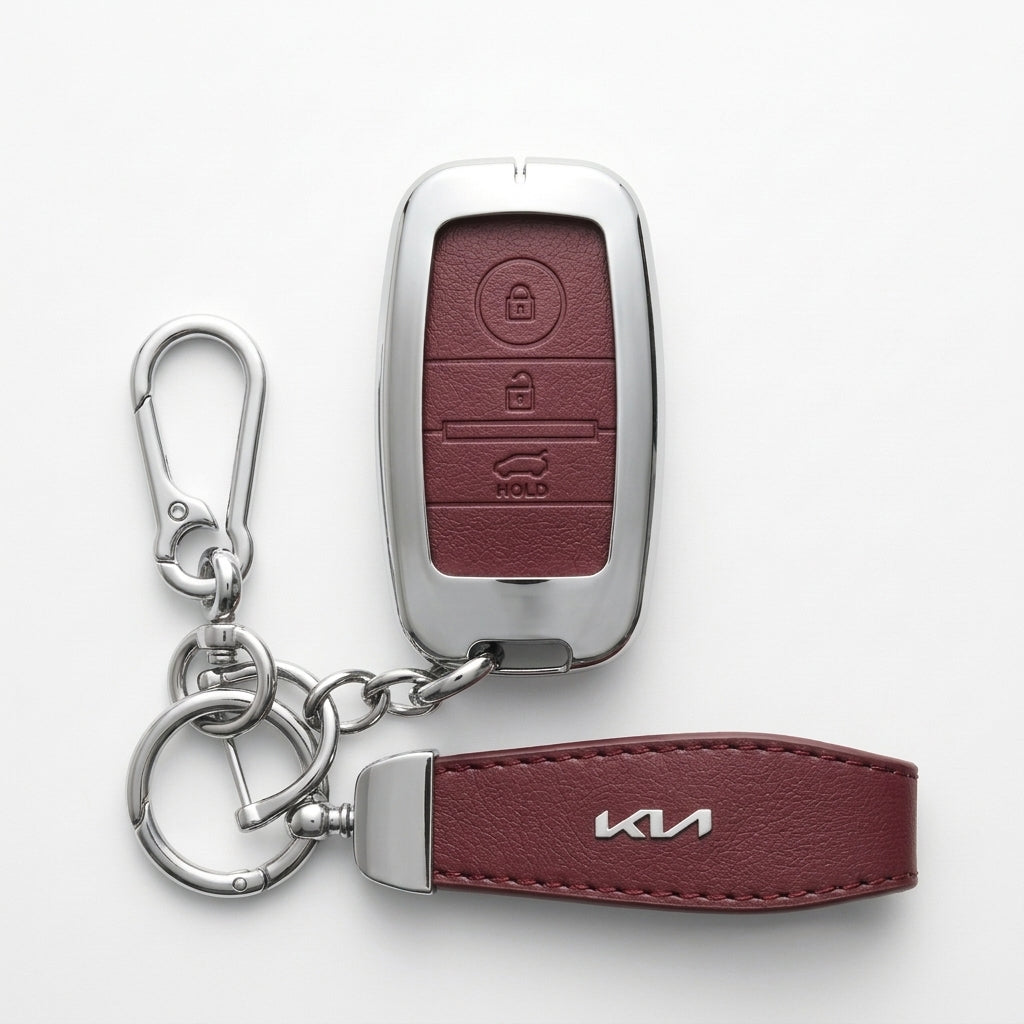 Luxury KIA Metal Cover - Buttons Model