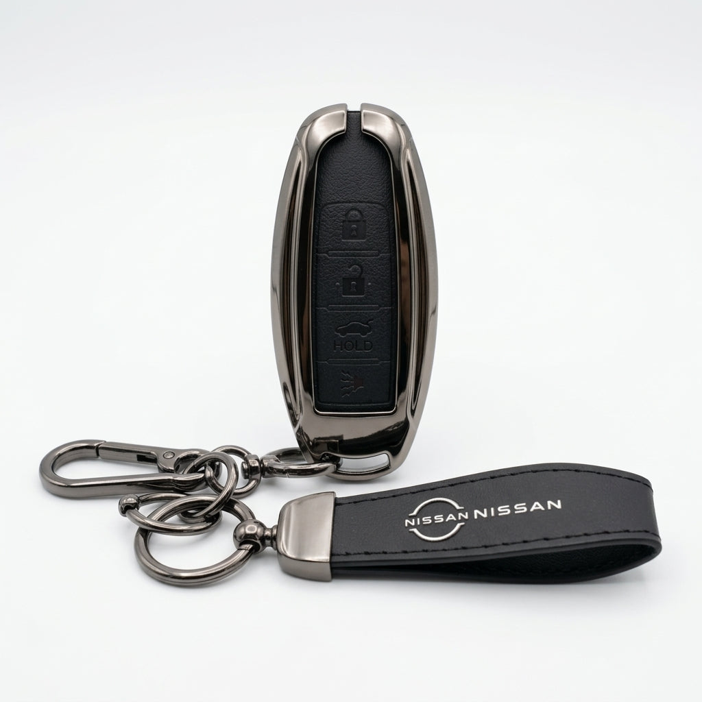 Luxury Nissan Magnite Metal Key Cover