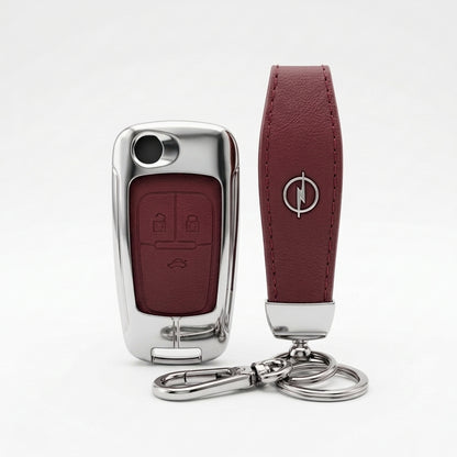 Luxury Opel Metal Key Cover - Blade Model