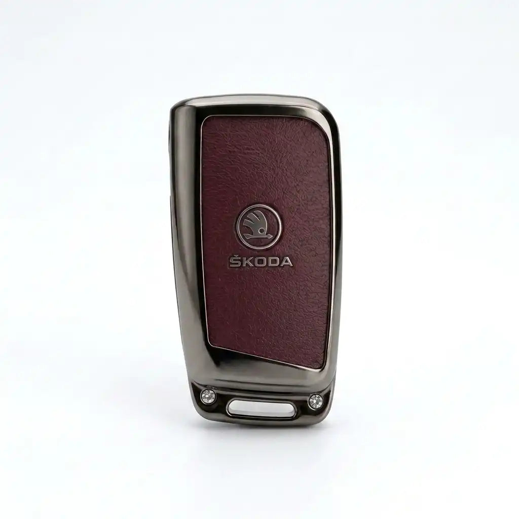 Luxury Skoda Metal Key Cover