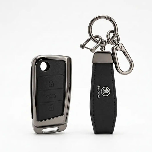 Luxury Skoda Metal Key Cover