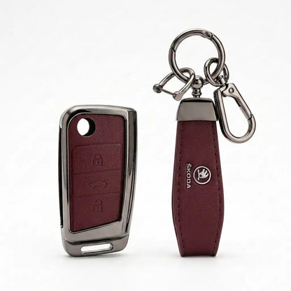Luxury Skoda Metal Key Cover