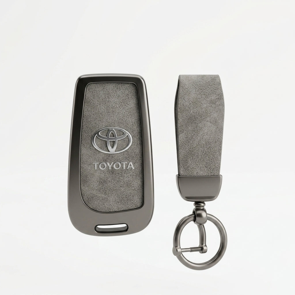 Luxury Toyota Metal Key Cover - Flip Key Model