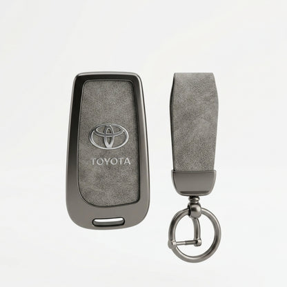 Luxury Toyota Metal Key Cover - Flip Key Model