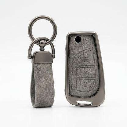 Luxury Toyota Metal Key Cover - Flip Key Model