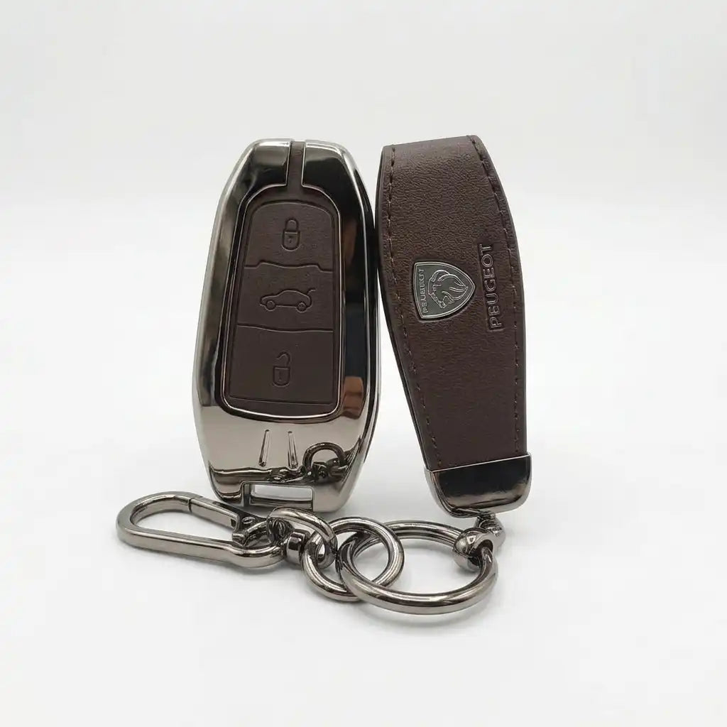 Luxury Peugeot Metal Key Cover