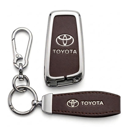 Luxury Toyota Metal Key Cover - Flip Key Model
