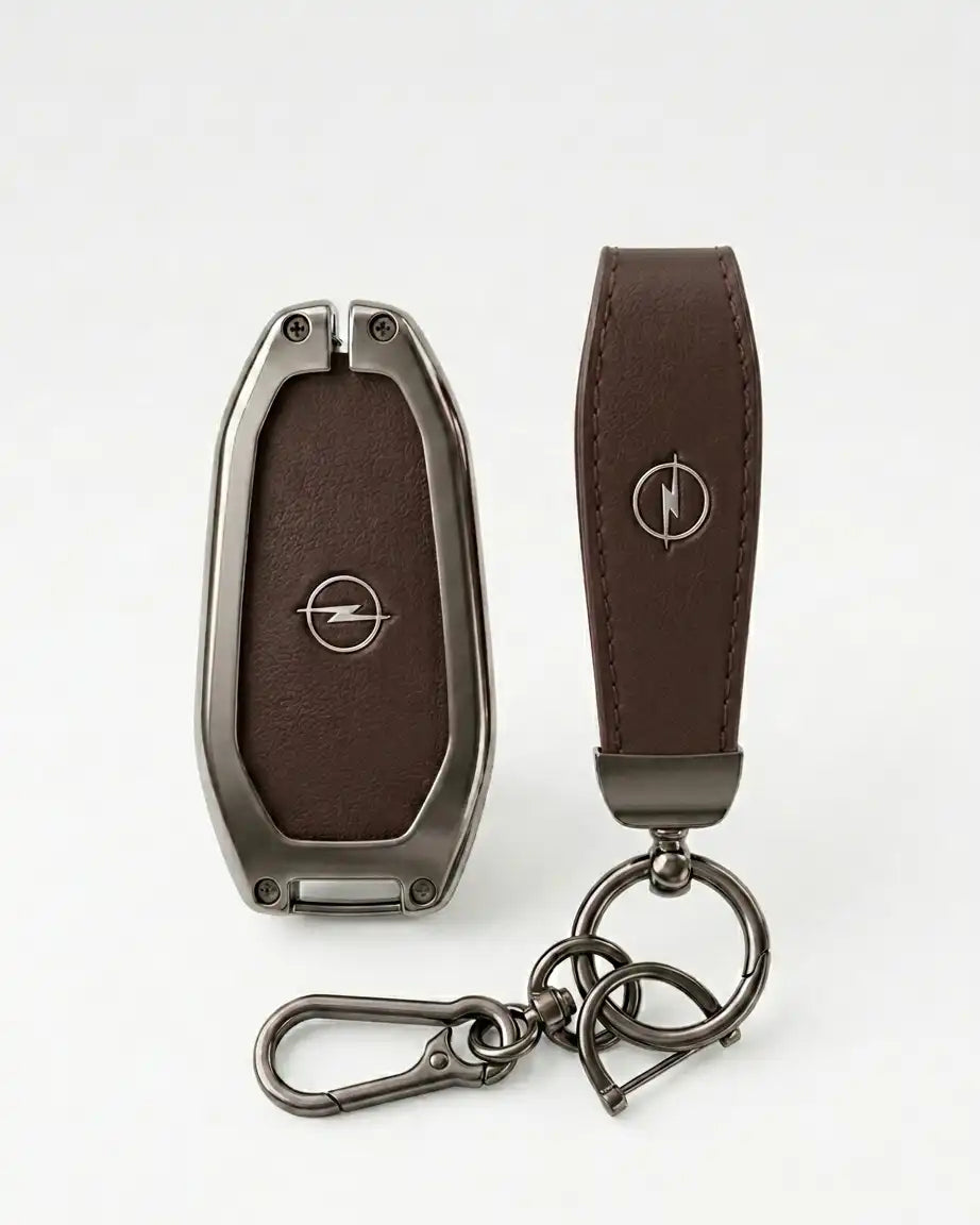 Luxury Opel Metal Key Case