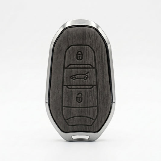 Prestige Luxury Metal Key Cover for Peugeot