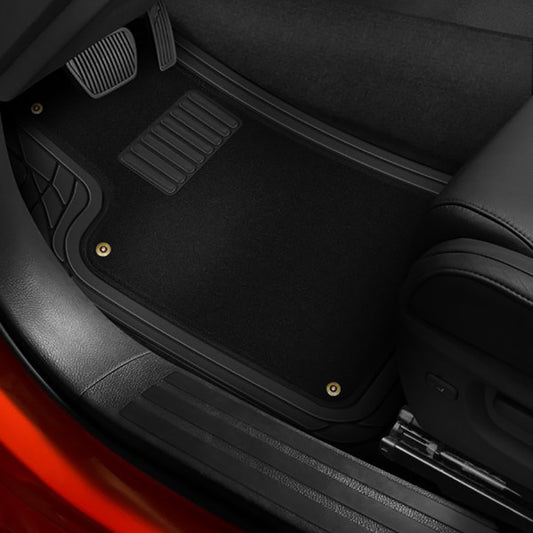 UNIVERSAL CAR MATS SET 2x1 CARPET & RUBBER
