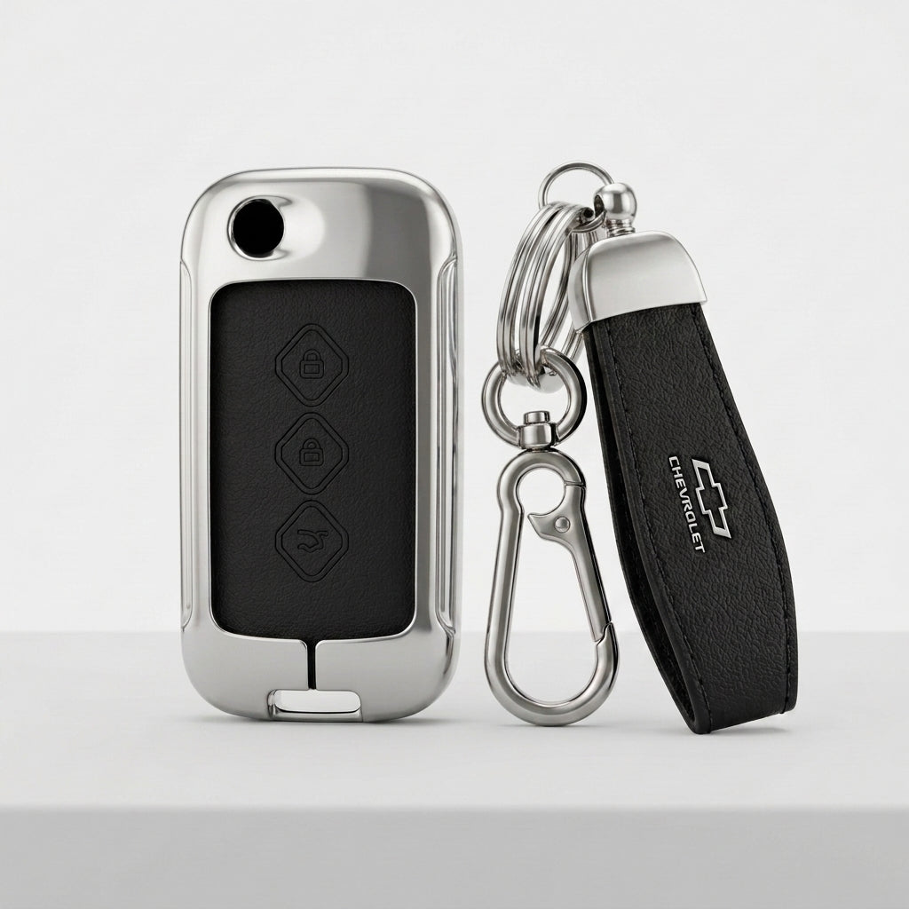 Luxury Chevrolet Metal Key Cover - Blade Model