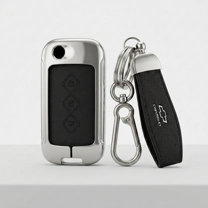 Luxury Chevrolet Metal Key Cover - Blade Model
