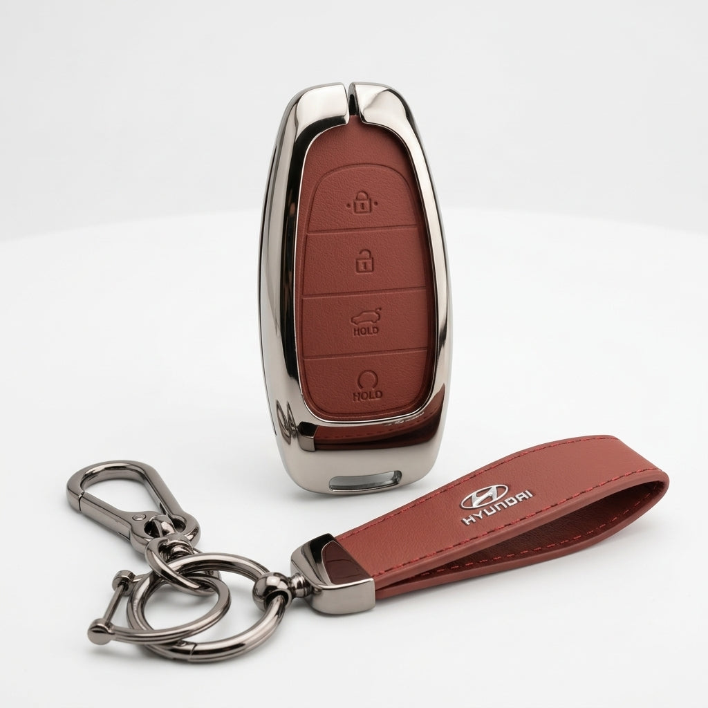 Luxury Hyundai Metal Key Cover