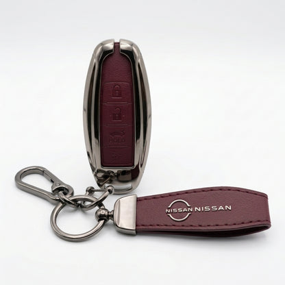 Luxury Nissan Magnite Metal Key Cover